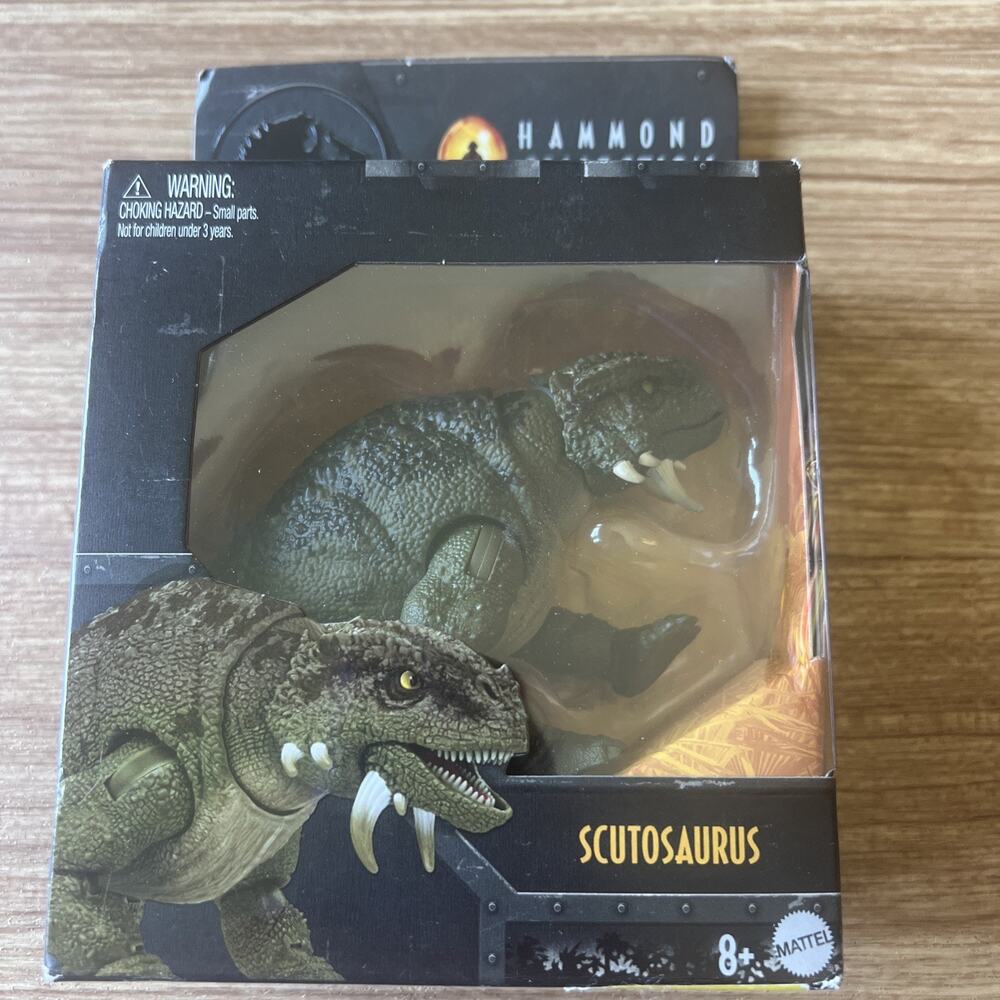 Jurassic Park Hammond Collection Scutosaurus by Mattel | RARE
